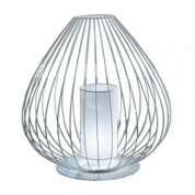 торшер с белым глянцевым плафоном