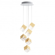 Pyrite gold chandelier 6 Bomma подвесной светильник