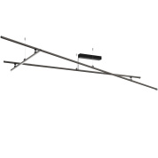 потолочный светильник с круглым плафоном из матового стекла IP40