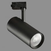ACB Iluminacion Isquia 4117/9 Трековый светильник Текстурированный черный, LED COB 1x27W 3000K 2625lm, CRI-95,CL.I, регулируемый, универсальный трехфазный