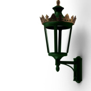 настенный фонарный светильник зеленого оттенка