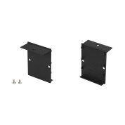 заглушка чёрного цвета для магнитного шинопровода системы MAG-45