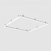 потолочный или настенный светильник с большим квадратным контуром и рассеянным светом