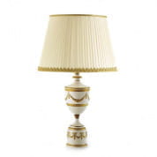 Josephine table lamp - white & gold настольный светильник, Villari