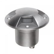 круглый аплайт для фасадов с многонаправленной рассеивающей головкой