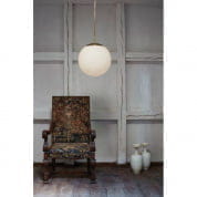 Glass Globe Opal fi 400 потолочная лампа Schwung Home B103-198-381
