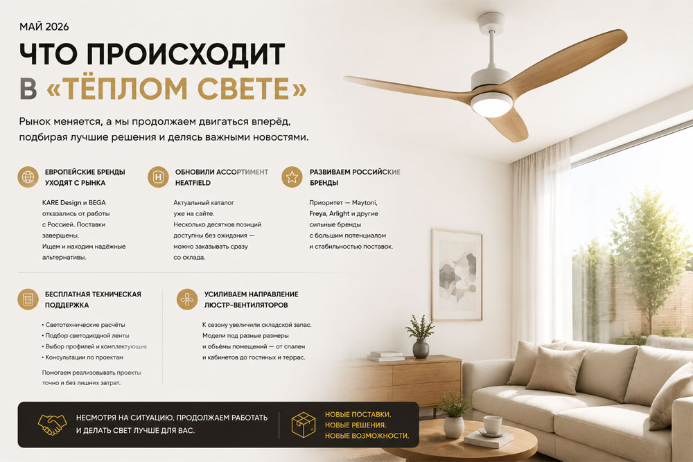 Новые поставки, новые решения и усиление склада