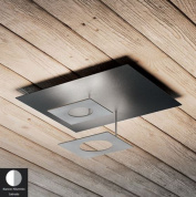 PETRA-2BIAS Icone Petra PARETE/SOFFITTO 42W 220V BIANCO- ALLUMINIO SATINATO Потолочный светильник