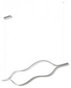 подвесной светильник с изогнутым корпусом и золотым покрытием