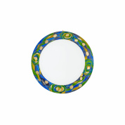 потолочный светильник с золотым плафоном и узором