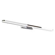 настенная подсветка для зеркала хромированная с удлинённой планкой