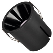 встраиваемый потолочный светильник даунлайт цилиндрической формы с глубоким металлическим отражателем