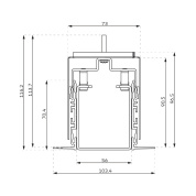 Монтажный профиль Kreon Cana 40 под штукатурку