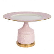 Taormina pink & gold large cake stand подставка для торта, Villari