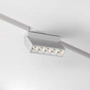 магнитный трековый светильник черного цвета для системы Gravity 35мм