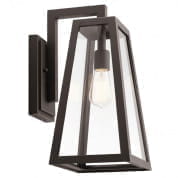 Delison 16.75" 1 Light Wall Light Rubbed Bronze уличный настенный светильник 49332RZ Kichler