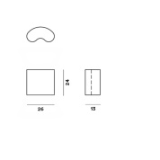 настенный светильник с двойным рассеивателем из матового стекла