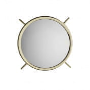 Venusia round mirror - gold зеркало, Villari