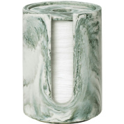 настольный держатель для ватных дисков цилиндрической формы из камня