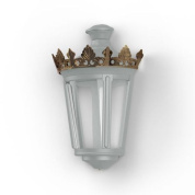 настенное бра с корпусом серого оттенка