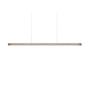 подвесной линейный светильник с корпусом салатового оттенка