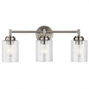 Winslow 3 Light Vanity Light Brushed Nickel настенный светильник 45886NI Kichler