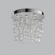 Metal Lux Bolero PL 8L 70 Round потолочный светильник с восемью лампами прозрачный; хром 251.380.01