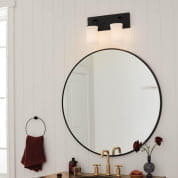 Vetivene 2 Light Vanity Light Textured Black настенный светильник 55130BKT Kichler