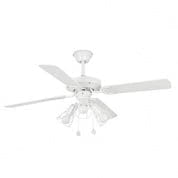 33712-12 YAKARTA Ø1210MM WHITE 4 BLADES 3XE27 60W люстра с вентилятором Faro barcelona