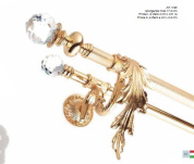 карниз с позолоченным наконечником и кристаллом