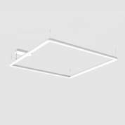 подвесной светильник квадратной формы с алюминиевым контуром