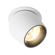 накладной потолочный светильник с поворотным цилиндрическим корпусом и направленным светом