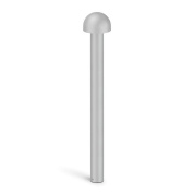 уличный парковый светильник с высоким грибовидным плафоном высотой 750