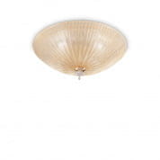 140179 SHELL PL3 Ideal Lux потолочный светильник янтарь