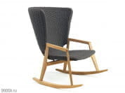 Knit Садовое кресло-качалка из ткани Ethimo