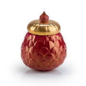 Lolita charlotte scented candle - red & gold ароматическая свеча, Villari