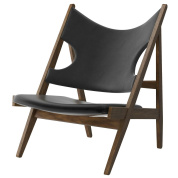 71058-002369 Audo Copenhagen Knitting Lounge Chair , Орех / Кожа Dakar 0842