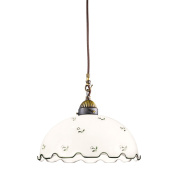 настольная лампа с тканевым абажуром