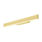 настенный линейный светильник латунного оттенка с двусторонним светом