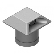 квадратный уличный аплайт с боковым направленным светом