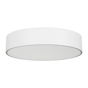 накладной потолочный светильник круглой формы с плоским корпусом и широким углом светораспределения