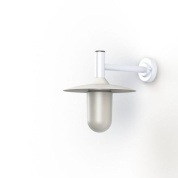 настенный светильник с металлическим плафоном белого цвета