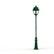 уличный фонарный столб с квадратным плафоном в ретро-стиле