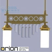 Подвесной светильник Orion ORIONtal HL 6-1553/2 gold/Prisma klar