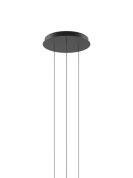 основание на три подвесных светильника черного цвета