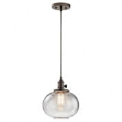 Avery 9.75" 1 Light Mini Pendant Olde Bronze подвесной светильник 43852OZ Kichler