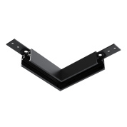 угловой соединитель чёрного цвета для магнитной трековой системы Exility