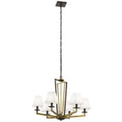 Dancar 28" 6 Light Chandelier Natural Brass люстра 44022NBR Kichler