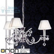 Люстра Orion Kristalldesign LU 2144/3 chrom/4469 weiss