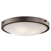 Lytham 4 Light Flush Mount Olde Bronze потолочный светильник 42276OZ Kichler